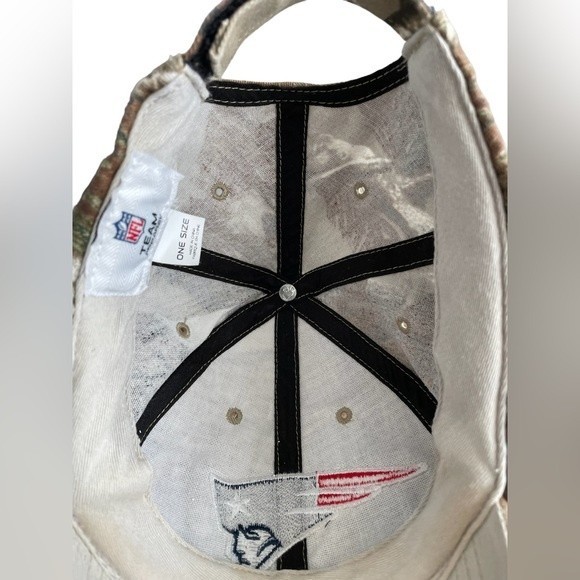 Camouflage New England Patriots Baseball Cap Hat One Size - Picture 6 of 7